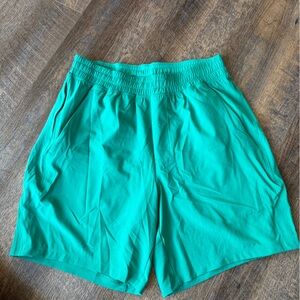 Lululemon men’s pace breaker liner less 7 inches Green Elastic Waist Shorts